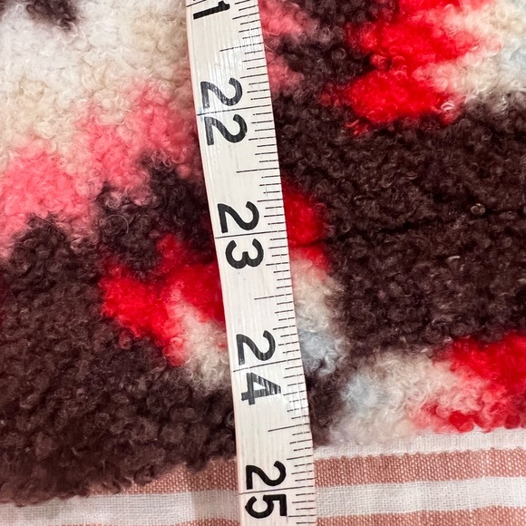 LOFT Sherpa Hoodie Sunburst Size Medium New with Tags - Picture 11 of 11